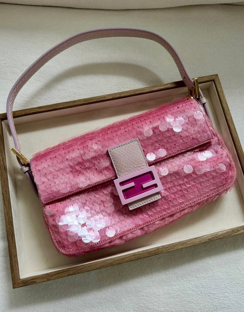 Fala Pink Sparkle Bag