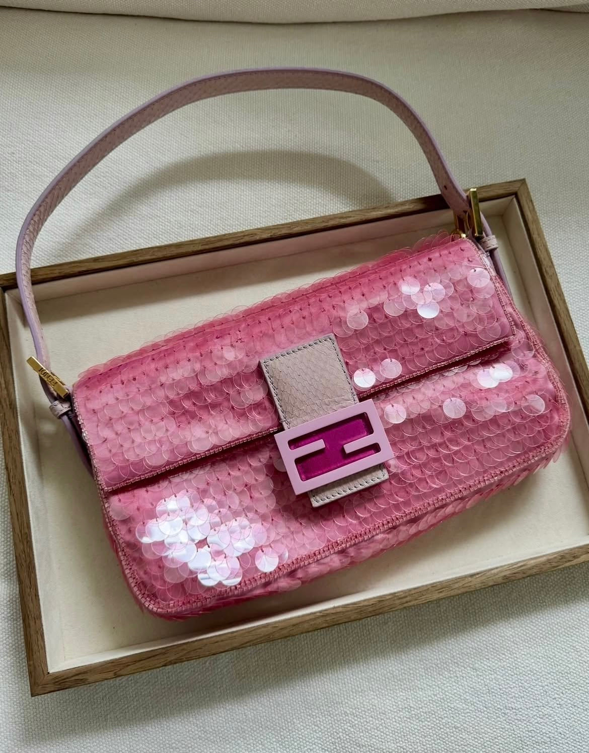 Fala Pink Sparkle Bag