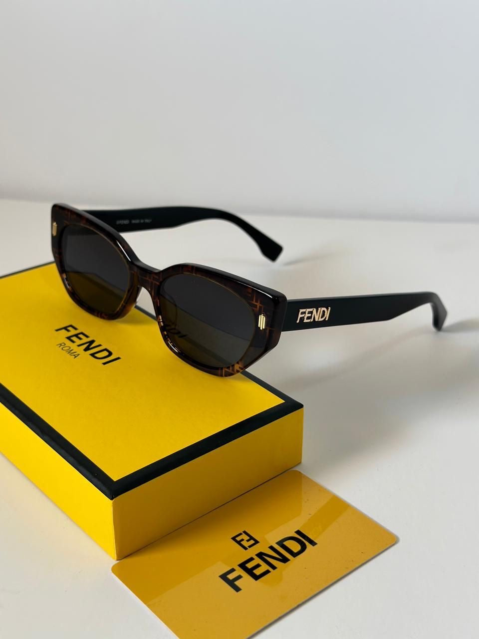 Womens Fendi Brown Luxury Sunglasses 
