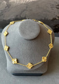 Vala Gold Clover Necklace