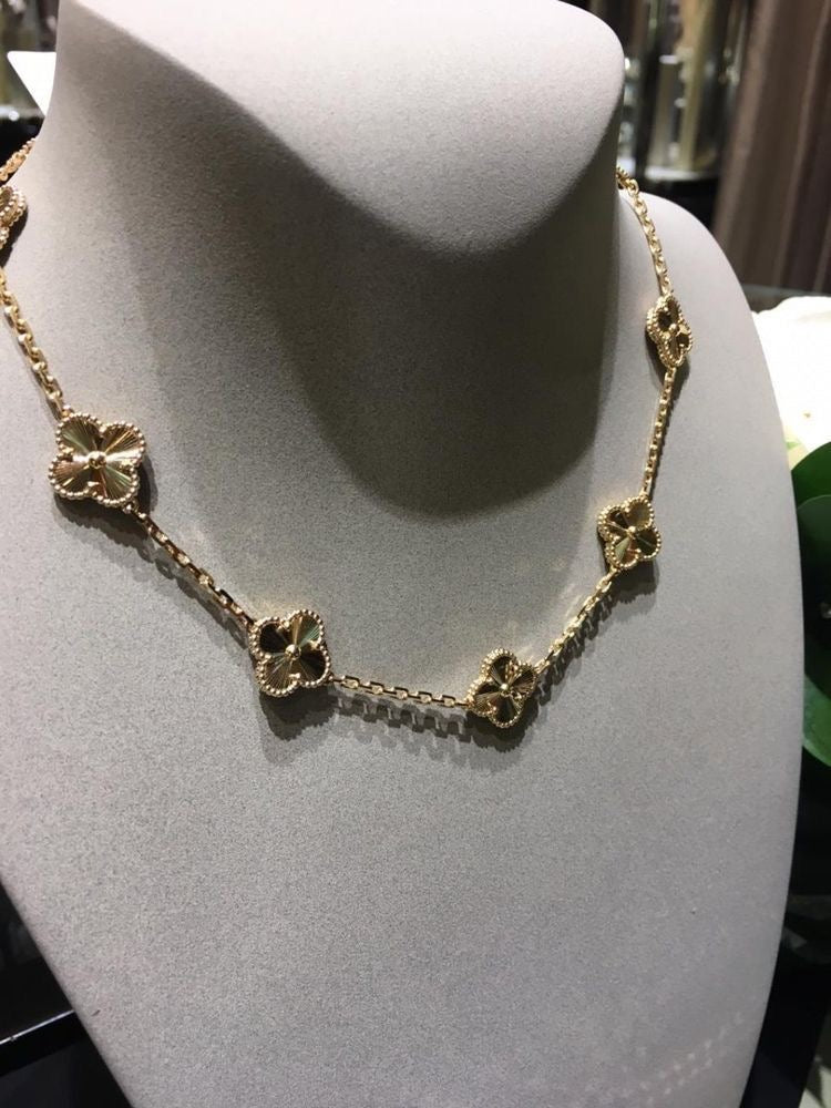 Vala Gold Clover Necklace