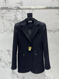 YSL Black Tailored Jacket 