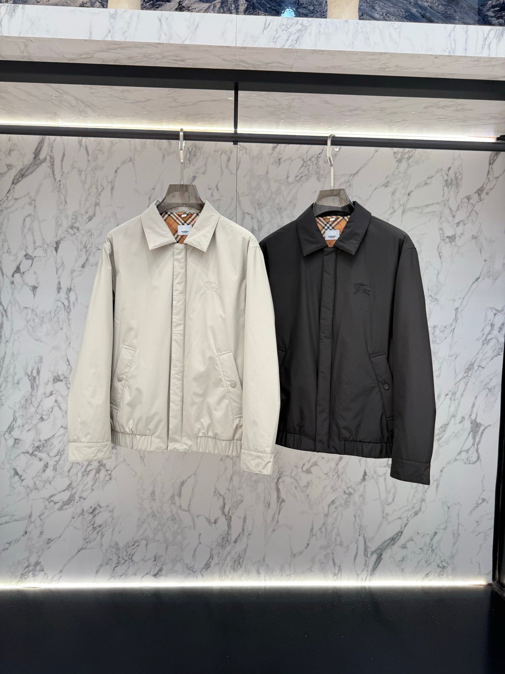 Burberry Men’s Jacket Nude and Black 