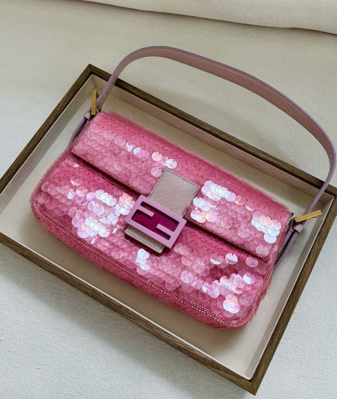 Fala Pink Sparkle Bag