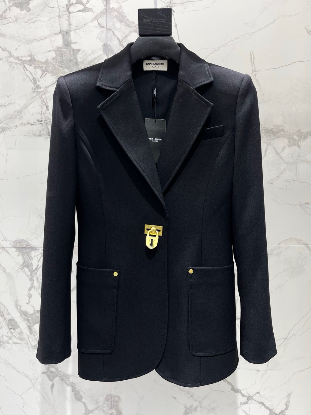 Black tailored YSL jacket 