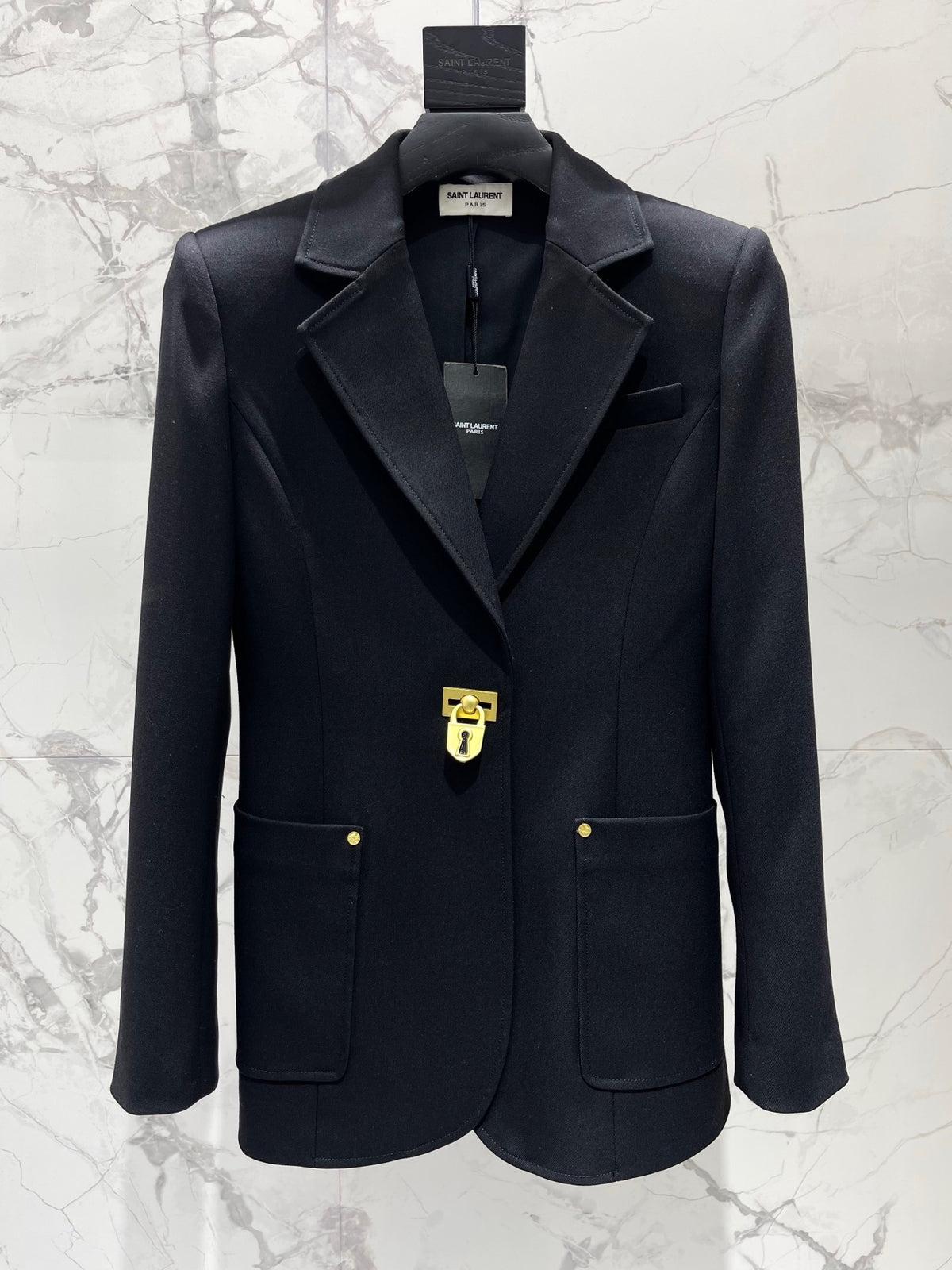 Black tailored YSL jacket 