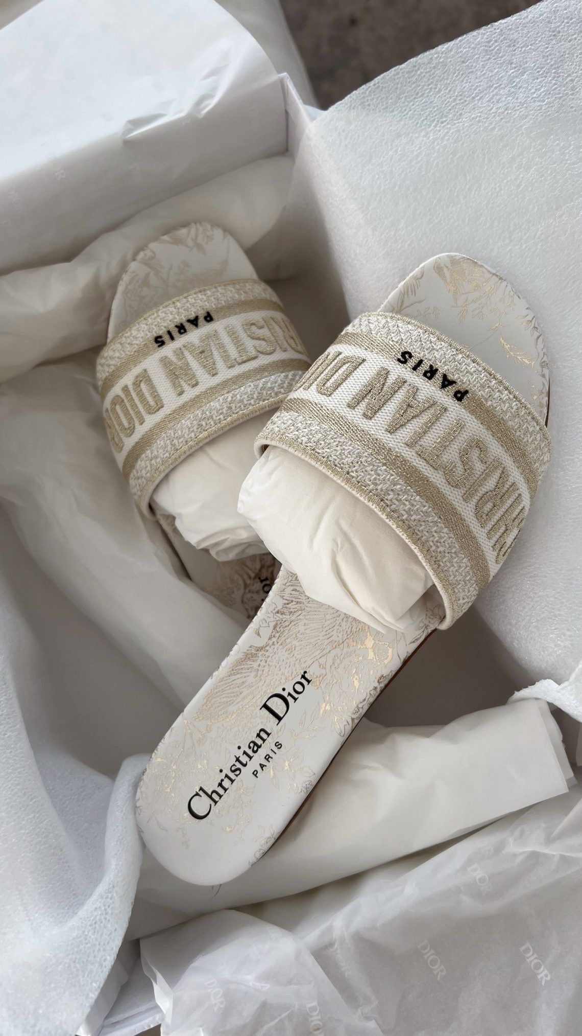Dior white sandals summer sandal 
