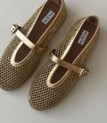 Alazia Ballet Flats (Gold)
