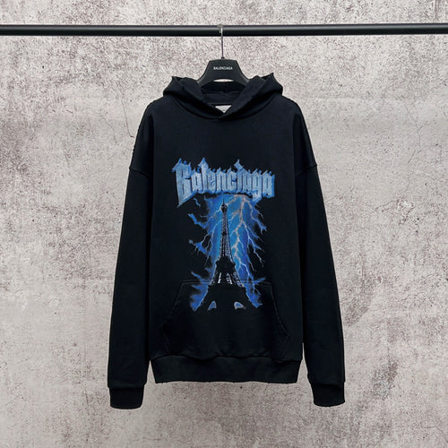 Men’s Balenciage Hoodie - Graphic Oversized Hoodie Mens 