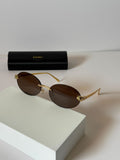 Cartier Women’s Style Gold Sunglasses 