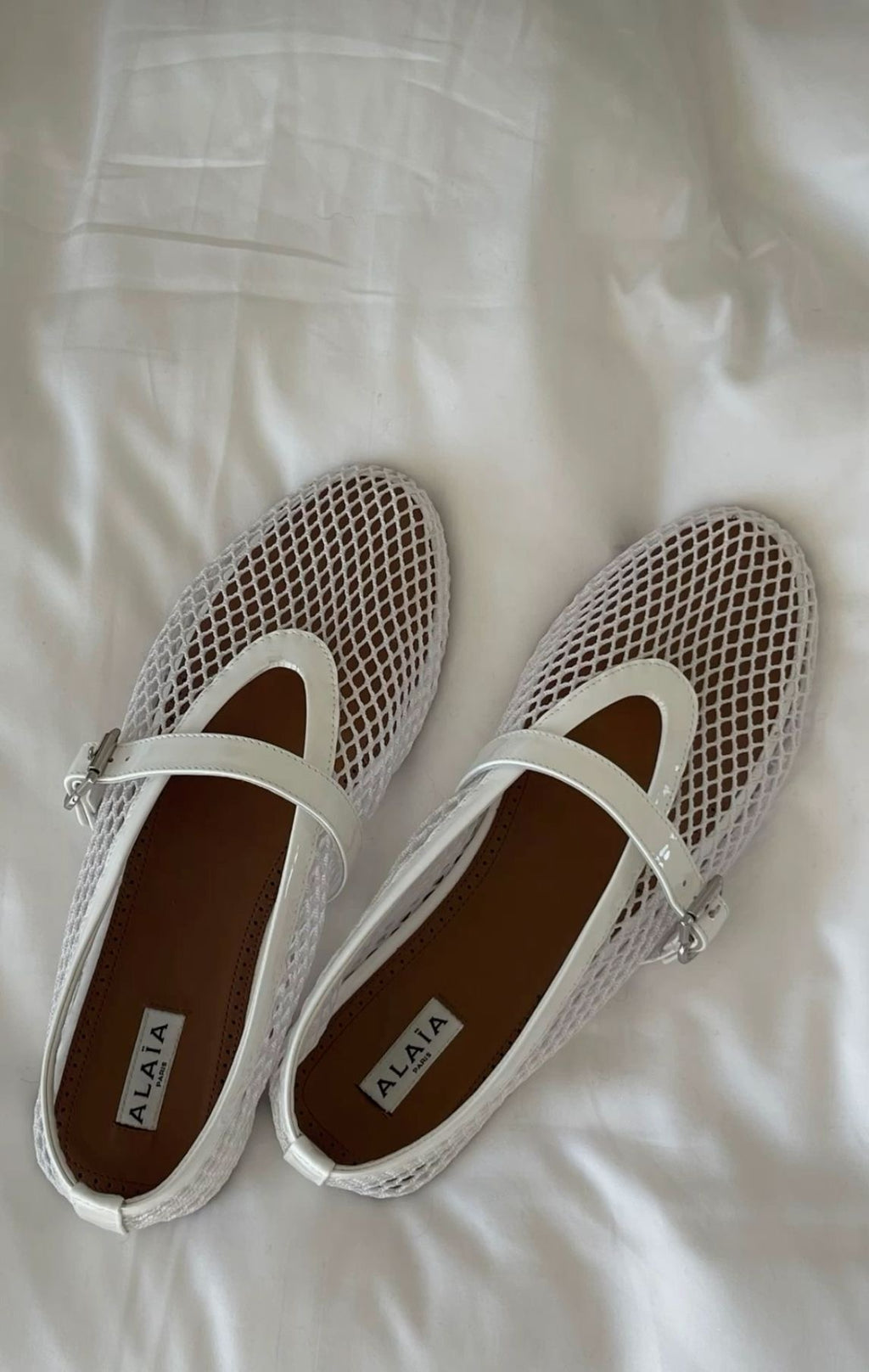 Alazia Ballet Flats (white)